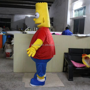 Funtoys fábrica profesional personalizado Simpsons familia mascota disfraz adulto tamaño personaje <span class=keywords><strong>de</strong></span> dibujos animados mascota disfraz para la venta - Product Image 3