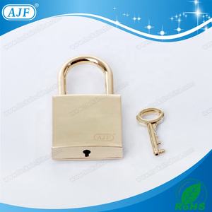 AJF חדש הגעה באיכות גבוהה זהב גבוה פולני כיכר אהבת מנעול - Product Image 4