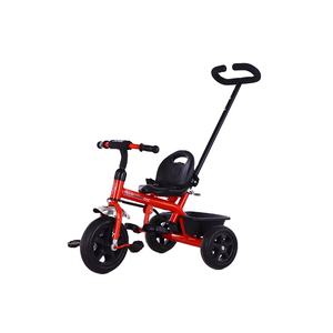 -Haga clic en instalación de la rueda trasera conveniente Triciclo de niños con varilla de empuje - Product Image 1