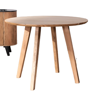 Table à manger rectangulaire en bois massif moderne, design minimaliste, artisanat Pindel PH-DT01, 4 places, pour la protection - Product Image 3