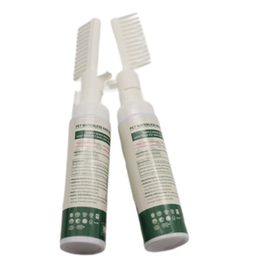 <span class=keywords><strong>Mousse</strong></span> de limpieza de mascotas personalizado al por mayor con peine, Herramientas de limpieza de mascotas, limpieza suave hipoalergénica para perros y Mascotas - Product Image 4