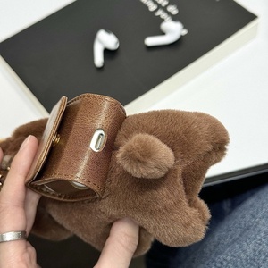 Custodia per auricolari <span class=keywords><strong>a</strong></span> forma di cane Bassotto, in pelle morbida, per 1/2/3 Generazione e Pro2 - Product Image 3