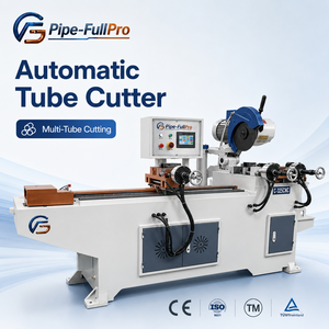 Machine de découpe de tuyaux servo-électrique de haute précision, scie circulaire semi-automatique, équipement de découpe à froid sans bavures pour acier, aluminium et profilés - Product Image 1