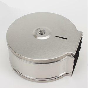 Dispensador de rollo de papel higiénico de acero inoxidable 304 moderno, soporte para caja de pañuelos de baño montado en la pared con acabado de níquel para hoteles - Product Image 2