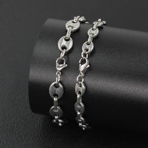 Chaîne en <span class=keywords><strong>maille</strong></span> <span class=keywords><strong>de</strong></span> graines <span class=keywords><strong>de</strong></span> <span class=keywords><strong>café</strong></span> en acier inoxydable <span class=keywords><strong>de</strong></span> 7 mm plaqué or rose noir argent pour les occasions <span class=keywords><strong>de</strong></span> fête chrétienne et <span class=keywords><strong>de</strong></span> mariage - Product Image 5