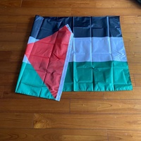 Drapeau de la Palestine décoré 3x2 Free Gaza Palestinian Freedom 3x5 Flag National Flag