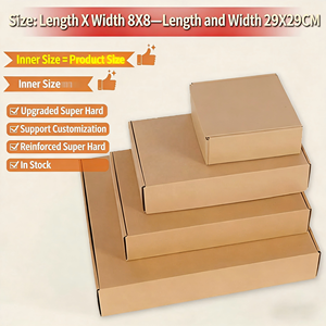 E-commerce 2mm Custom Logo Mailer Paper Packing <strong>Box</strong> Wholesale Color Recycled Corrugated Kraft Brown Shipping Paper Mailing <strong>Box</strong> - Product Image 2
