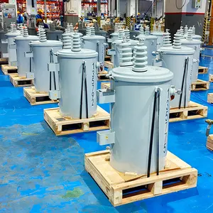 Transformer Low Noise 50kva 75KVA Copper Winding Single Phase Pole Mounted Transformer