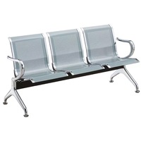 Chaise d'attente d'aéroport bon marché adaptée à l'hôpital chaise d'attente de rangée publique de gare routière de gare ferroviaire à grande vitesse