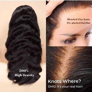 วิกผมแท้แบบไม่ต้องใช้กาว ติดตั้งง่าย พร้อมใช้งาน  จัดเรียงเส้นผมตามแนวธรรมชาติ ผมเวียดนามแท้ HD 5x5 Lace Closure Wig  แบบตัดสำเร็จ - Product Image 6