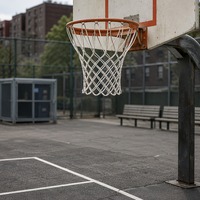 Filet de basket-ball professionnel robuste en nylon à 12 boucles pour entraînement extérieur – Grande Vente