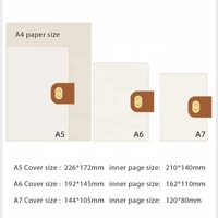Nouveauté : Carnet de notes, classeur, agenda transparent en PVC personnalisable et rechargeable, formats A5, A6, A7