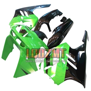 Carrosseries Pour <span class=keywords><strong>KAWASAKI</strong></span> <span class=keywords><strong>NINJA</strong></span> ZX-9R ZX 9R <span class=keywords><strong>900</strong></span> CC 9 R <span class=keywords><strong>ZX9R</strong></span> 94 95 96 97 46LQ.83 ZX900CC Vert noir ZX900 1994 1995 <span class=keywords><strong>1996</strong></span> 1997 Carénage - Product Image 1
