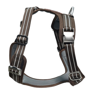 Harnais léger pour chien de type yoke pour chiens de taille moyenne à grande, harnais gilet respirant en nylon à libération rapide avec aluminium de qualité supérieure - Product Image 3