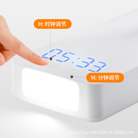 Lampe de bureau LED pliable, commande tactile sensible, alimentée par batterie et USB, lampe de table portable pour les voyages, les études, la maison, le bureau