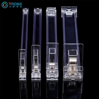 Poussoir pour tabac réglable supermarché étagère en plastique poussoir cosmétique cristal Transparent à ressort présentoir plateaux
