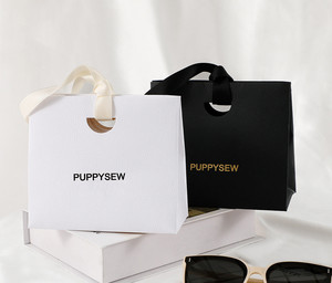 <strong>Custom</strong> <strong>Design</strong> Luxury Art <strong>Paper</strong> <strong>Bag</strong> With Ribbon Handle Reusable Shopping Gift <strong>Paper</strong> <strong>Bag</strong> With Your Own Logo for Clothing Jewelry - Product Image 3