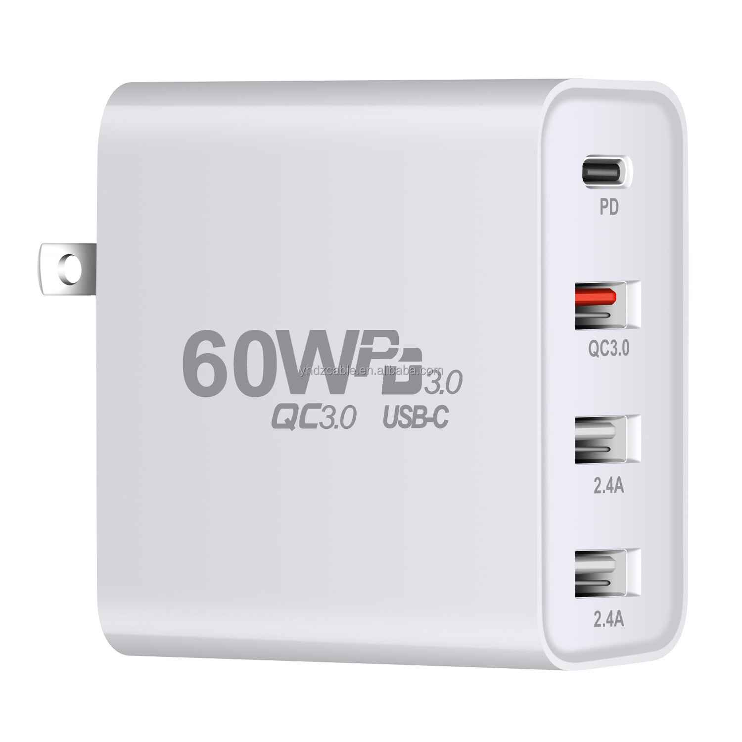 Chargeur blanc américain