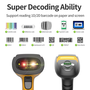 <span class=keywords><strong>Lecteur</strong></span> de codes-barres sans fil industriel robuste Xincode, lecture de codes <span class=keywords><strong>QR</strong></span> avec bases de charge, prise en charge de l'OCR, MRZ, personnalisation OEM - Product Image 5