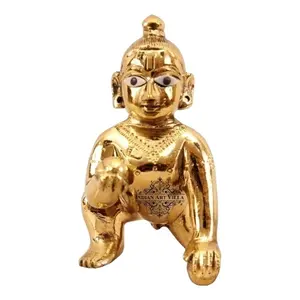 Commercio all'ingrosso Indiano arte villa ottone laddu gopal ji