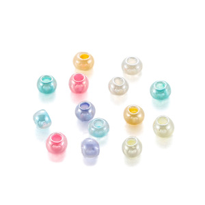 ลูกปัดแก้วเม็ดกลมขนาด 2 มม. สีลูกกวาด สำหรับทำเครื่องประดับ วัสดุงานฝีมือ DIY - Product Image 3