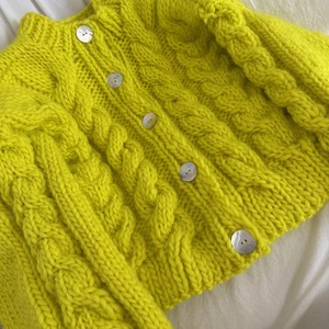 Nouveau design tendance : Cardigan décontracté en coton tricoté à la main pour femme enceinte – <span class=keywords><strong>Pull</strong></span> d'hiver pour vêtements <span class=keywords><strong>de</strong></span> maternité - Product Image 3