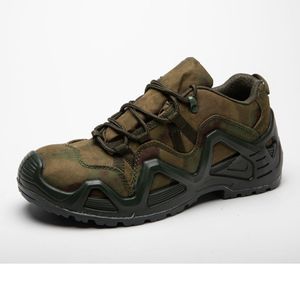 Botas de Caza TSB07 FG CP Camo Personalizadas, Color Verde Ruinas, Camuflaje CP, Zapatos de Senderismo Verdes, Zapatos Negros Caqui Verdes de Corte Bajo - Product Image 6