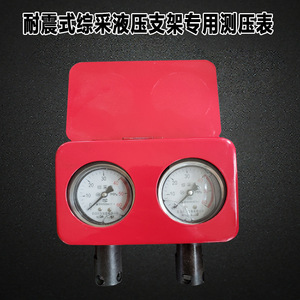 Analog Pressure Gauge Double Head -10 To 60 Mpa Mining Use - Product Image 3