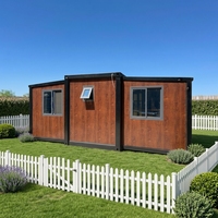 Mini-maison avec salle de bain, maison modulaire préfabriquée, maison-conteneur, maisonnette, maison mobile préfabriquée extensible