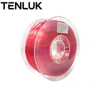 Filament TPU Rouge Transparent 85A Souple et Translucide pour Coques de Protection, Drones et Équipements Portables