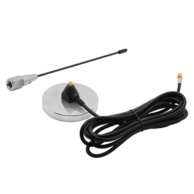 Vhf Uhf Outdoor 433mhz Dual Band Whip Helical Spring Magnetic Base Antenna High Gain Antenna