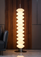Lampe de sol en verre postmoderne ECOJAS pour usage hôtelier, éclairage LED, salon, chambre, bureau, lampe de table d'angle