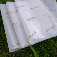 Papier d'emballage Logo imprimé personnalisé, 50 pièces, pour cadeau, sac à chaussures, de fruits, vêtements, vin Shopping, emballage