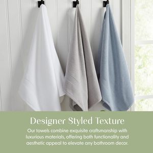 ผ้าเช็ดหน้าคุณภาพโรงแรม 5 ดาว ขายส่ง ผ้าฝ้าย 100% สีขาว - Product Image 5