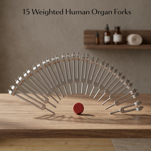 Juego de Diapasones de Órganos Humanos con Peso, Colección de 15 Piezas |   Terapia de Vibración - Product Image 2