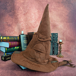 Halloween <span class=keywords><strong>magique</strong></span> elfe magicien chapeau tri chapeau fête de noël habiller pour adultes enfants Cosplay chapeau Costume accessoires - Product Image 4