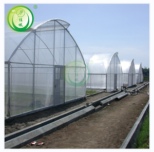 دفيئة زراعية تجارية كبيرة أحادية الامتداد بإطار مجلفن بالغمس الساخن على شكل نفق - Product Image 2