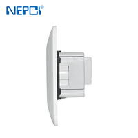 Fabrik NEPCI 250V 16A Deutsche Wandsteckdose XJY-QB-57-101A 86x86 Unterputz-Euro-Wandsteckdose für Steckertyp F und C