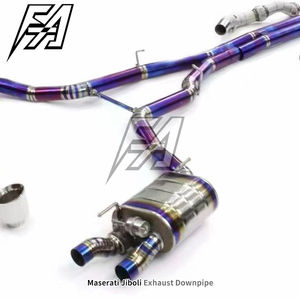 Cho MASERATI geberit Titan hệ thống ống xả phía trước, giữa và đuôi phần van điện Muffler xả mèo trở lại ống xả - Product Image 5