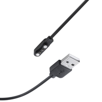 Câble de charge magnétique pour montre connectée 4,0 mm W26/2Pin avec blindage tressé et gaine en PVC LS05 – Vente en gros