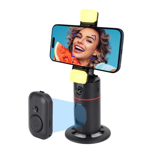 360 Degree Rotation Remote Gesture Control Auto Face Tracking Tripod for Cell Phone