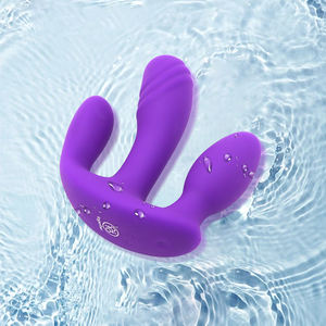 Vibromasseur point G pour adultes Jouets sexuels anaux pour femmes ou hommes Plug anal avec vibration à 10 vitesses Masturbateurs clitoridiens pour vagin - Product Image 1