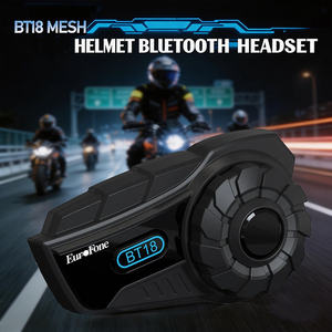 Intercomunicador para Múltiples Personas, Auriculares para Casco de Motocicleta, Red Inteligente <span class=keywords><strong>MESH</strong></span>, Walkie Talkie, Auriculares con Reducción Inteligente de Ruido - Product Image 1