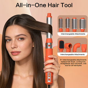 Asciugacapelli Professionale Ionico ad Alta Velocità 10-in-1 con Strumenti Multifunzionali e Spazzola ad Aria Calda <span class=keywords><strong>per</strong></span> Uso Domestico e Alberghiero - Product Image 3