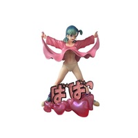 Figura Coleccionable GK de Bulma en Pose Sensual con Falda Voladora, Modelo de Chica Anime Sexy, Juguete de Moda, Decoración de Escritorio, Regalo