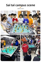 Table de baby-foot professionnelle de tournoi, de bureau, pour l'entraînement, avec tiges télescopiques sécurisées