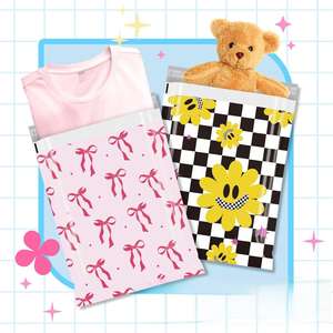 Huamaohengchun Poly Mailers 10x13 Inch 50Pcs Strong Adhesive Self-Seal Shipping Bags for Clothes Eco-Friendly Biodegradable - Product Image 2