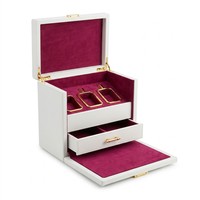 Boîte cadeau en fibre de bois de densité moyenne multicouche personnalisée, boîte en velours pour parfum de luxe, avec une boucle