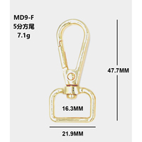 Clips de fermoirs à gâchette en alliage de zinc de qualité supérieure-légers sans nickel pour cuir artisanat sac sangle ceinture sangle et crochets porte-clés