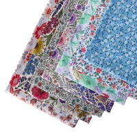 Tissu Popeline de Coton Tissé Léger et Respirant de Qualité Supérieure, Impression Réactive Personnalisée par Sérigraphie Cylindrique Traditionnelle
